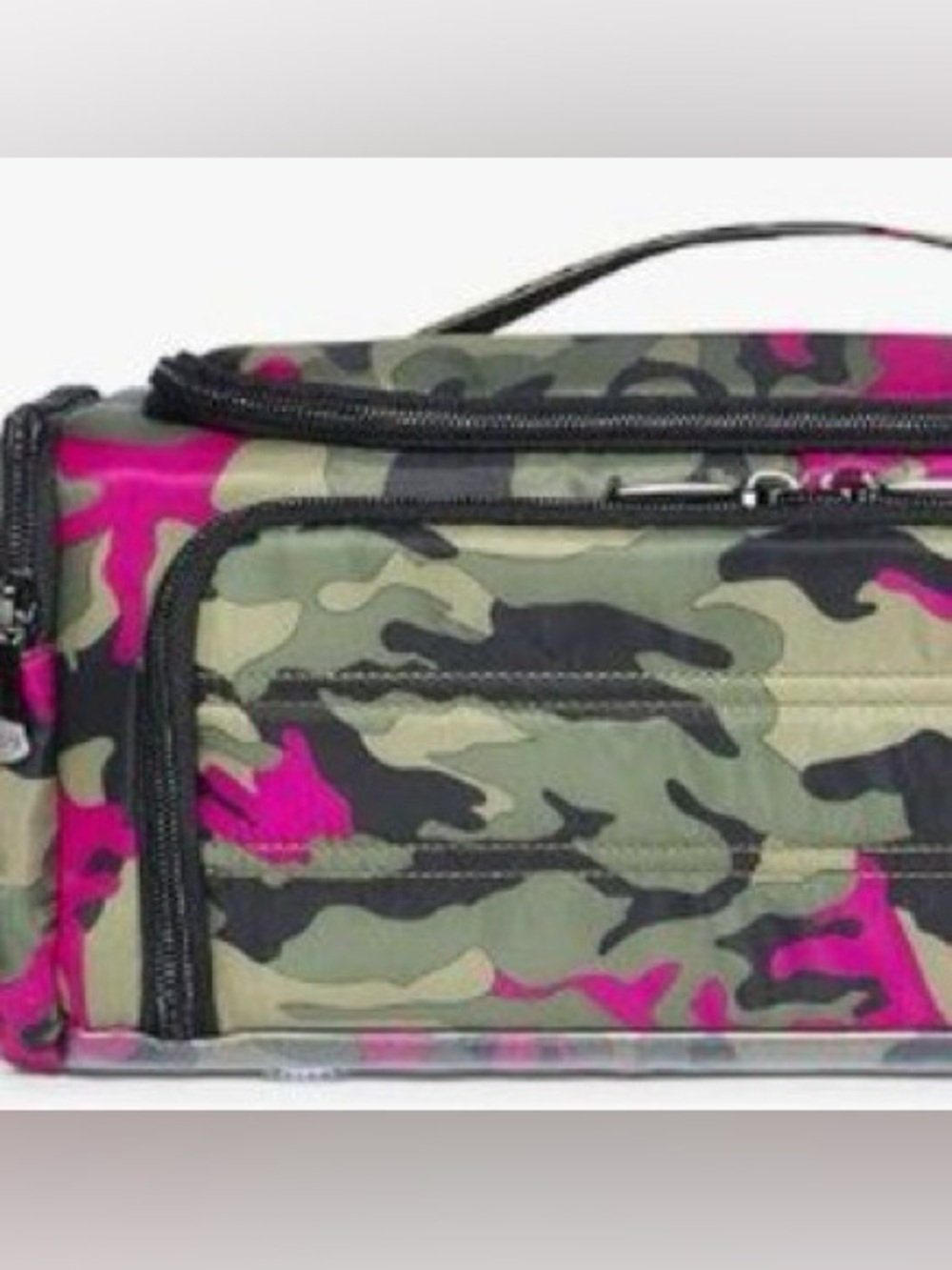 Lug Trolley Cosmetic Case NWT Camo Orchid